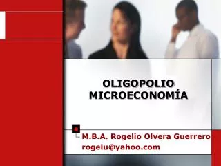 oligopolio microeconom a