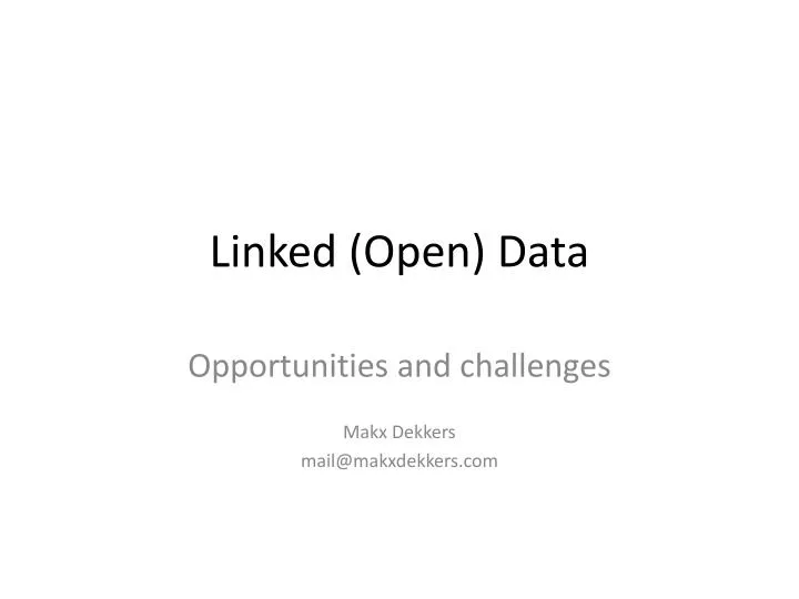 linked open data
