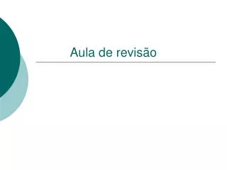 aula de revis o