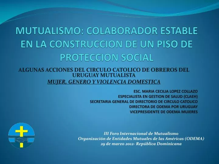 mutualismo colaborador estable en la construccion de un piso de proteccion social