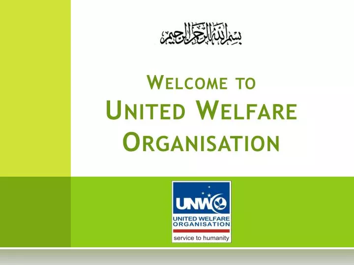 welcome to united welfare organisation