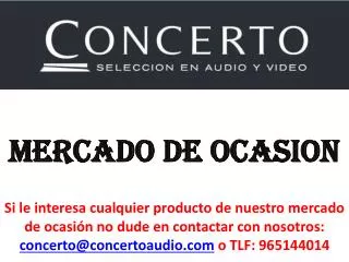 mercado de ocasion