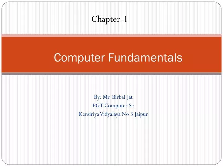 computer fundamentals