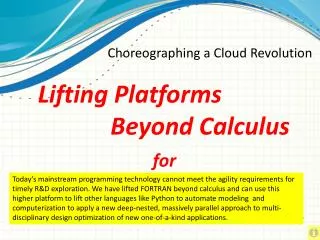 Lifting Platforms Beyond Calculus for Total Application Optimization