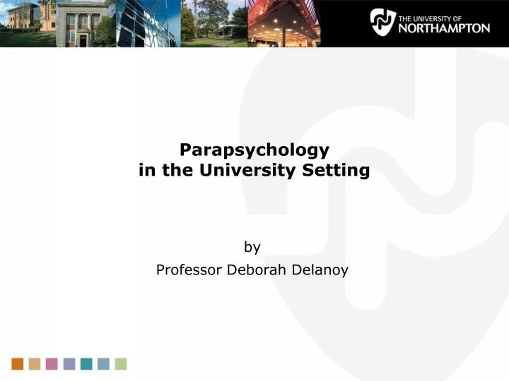 parapsychology in the university setting