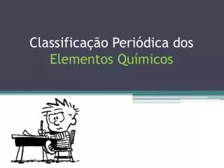 classifica o peri dica dos elementos qu micos