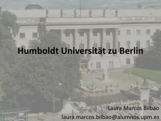 humboldt universit t zu berlin