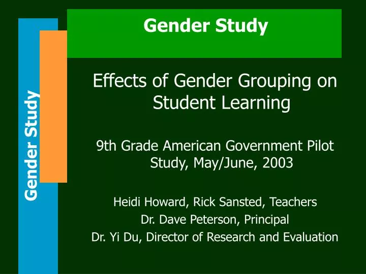 gender study