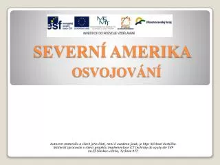 severn amerika osvojov n