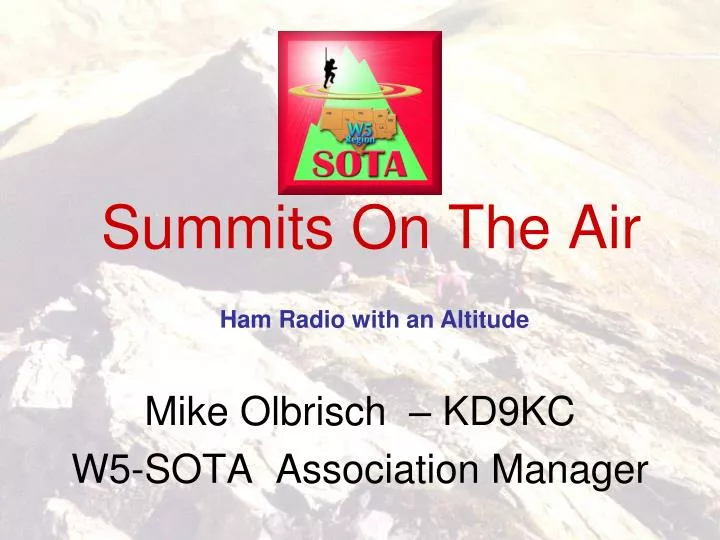 summits on the air