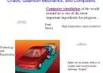Chaos, Quantum Mechanics, and Computers - slide 1