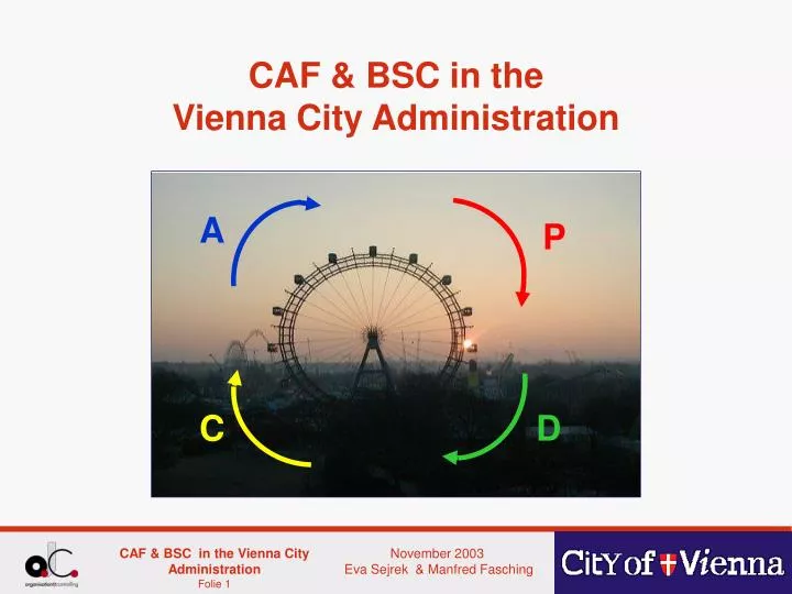 caf bsc in the vienna city administration