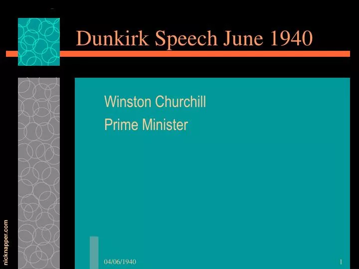 dunkirk speech june 1940