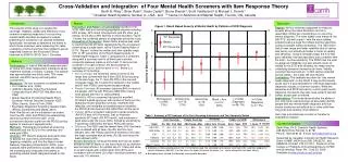 Cross-Validation and Integration of Four Mental Health Screeners with Item Response Theory