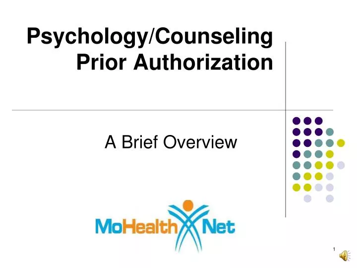 psychology counseling prior authorization