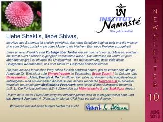 liebe shaktis liebe shivas