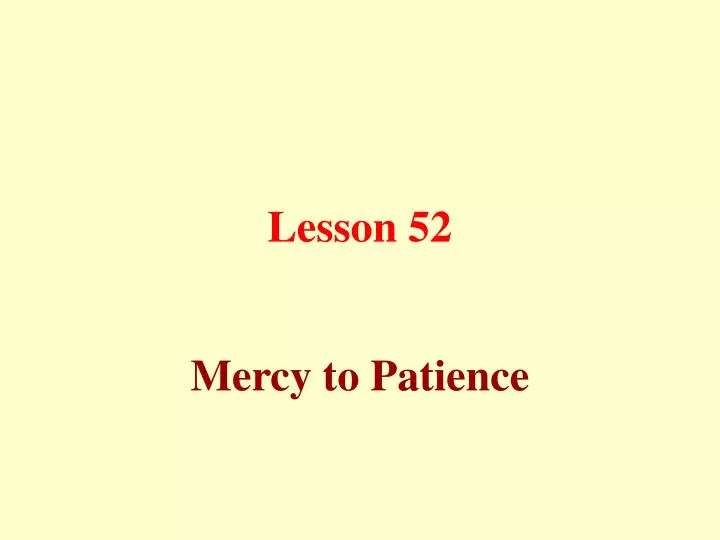 lesson 52