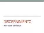 Discernimiento - slide 1