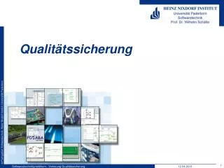 qualit tssicherung