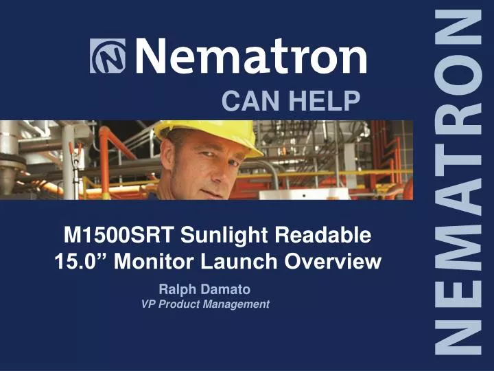 m1500srt sunlight readable 15 0 monitor launch overview