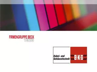 Beck GmbH &amp; Co. Elektronik Bauelemente KG Nürnberg