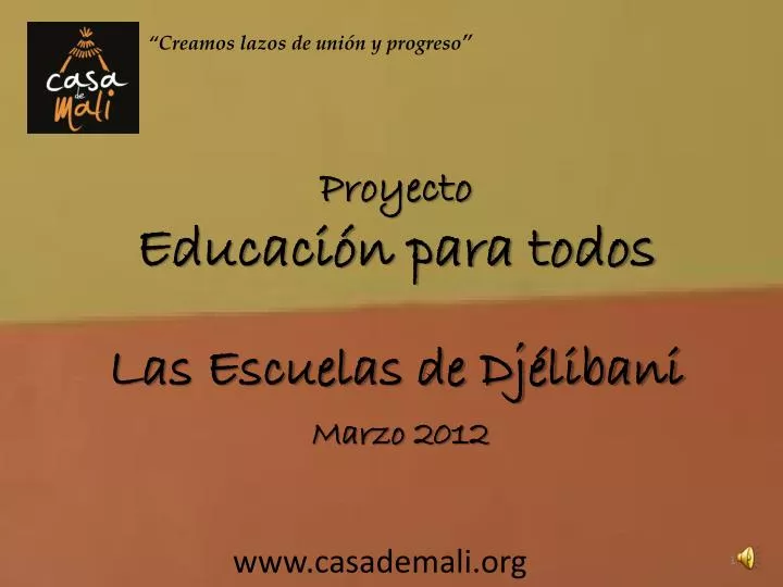 proyecto educaci n para todos las escuelas de dj libani