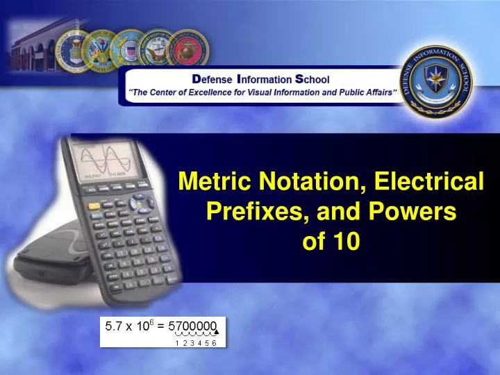metric notation electrical prefixes and powers of 10