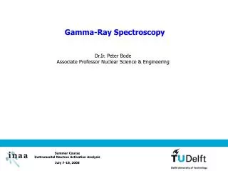 Gamma-Ray Spectroscopy
