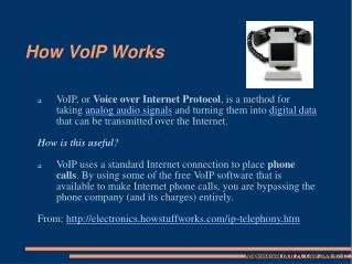 How VoIP Works