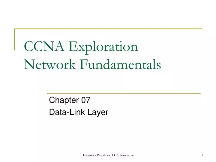 ccna exploration network fundamentals