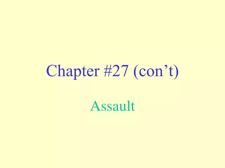 chapter 27 con t