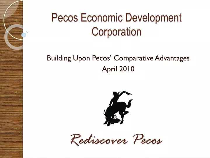 pecos economic development corporation