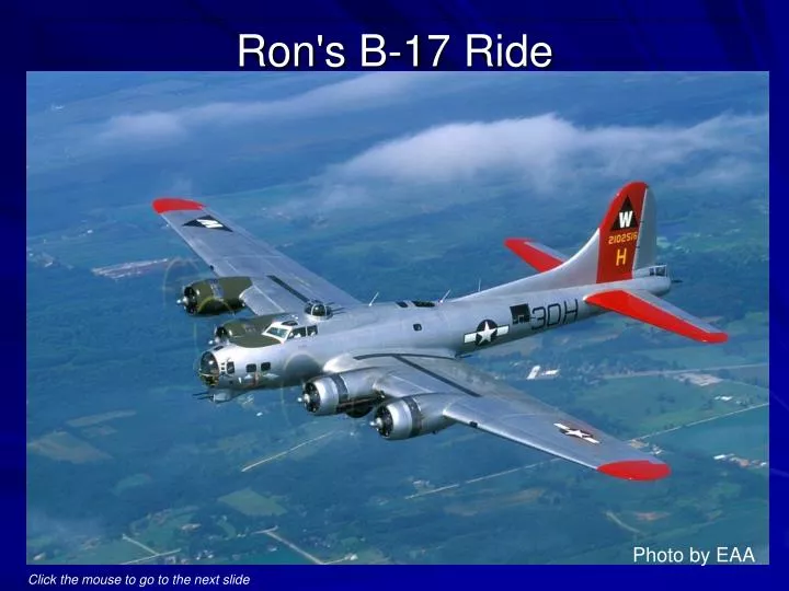 ron s b 17 ride