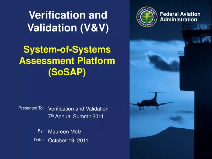 verification and validation v v