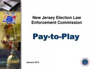 New Jersey Election Law Enforcement Commission