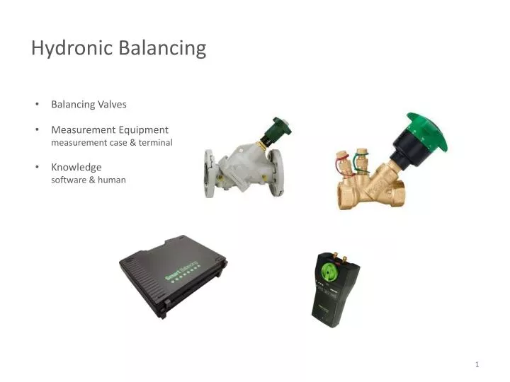 hydronic balancing