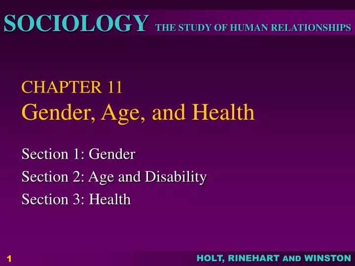 chapter 11 gender age and health