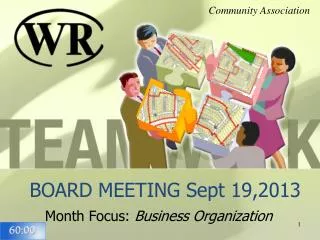 BOARD MEETING Sept 19,2013
