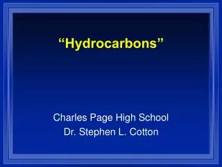 PPT - Hydrocarbons PowerPoint Presentation, Free Download - ID:9461458