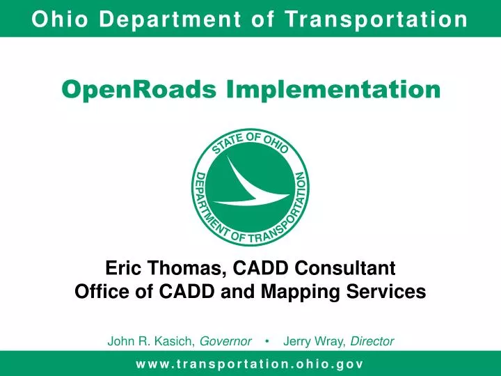 openroads implementation