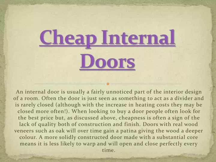 cheap internal doors