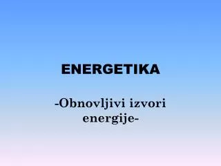 energetika