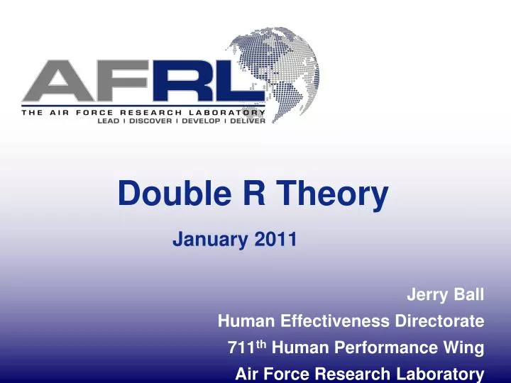 double r theory january 2011