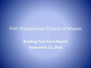 First Presbyterian Church of Mason