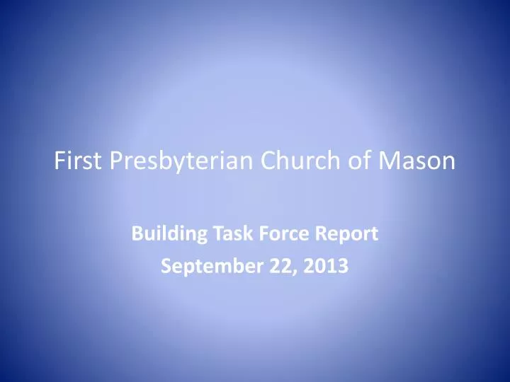 first presbyterian church of mason