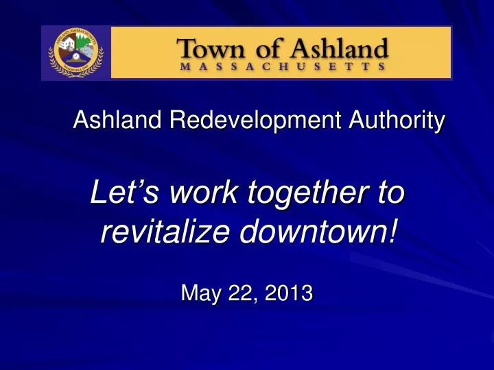 ashland redevelopment authority