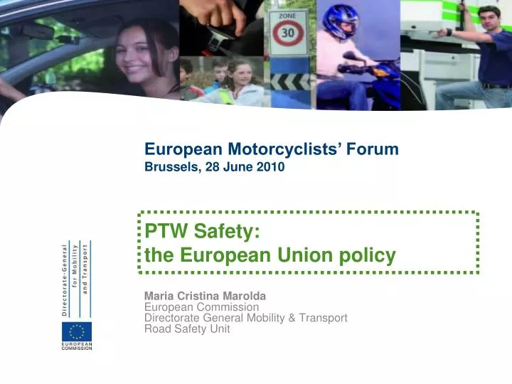 maria cristina marolda european commission directorate general mobility transport road safety unit