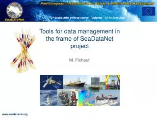 Tools for data management in the frame of SeaDataNet project
