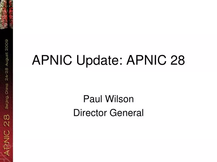 apnic update apnic 28