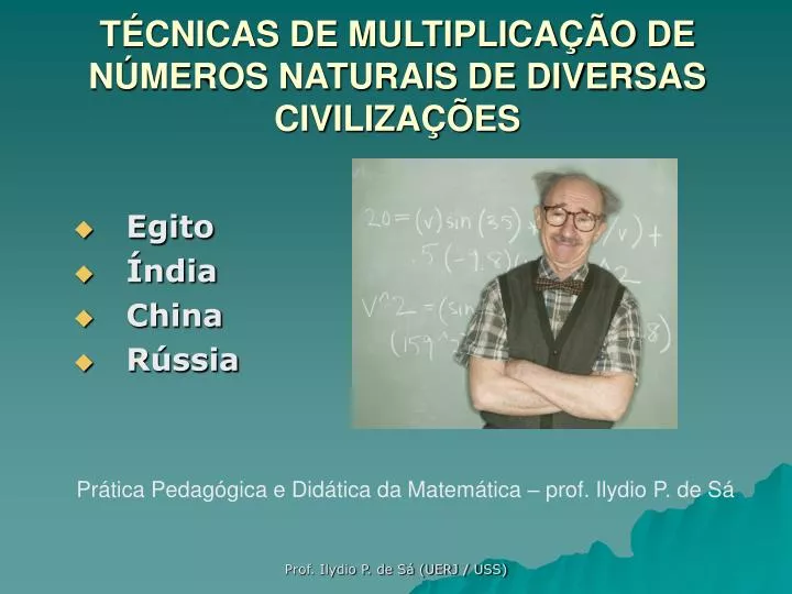 QUIZ multiplicação três fatores